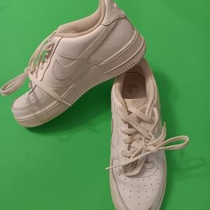 2021 Nike Air Force 1 Shoes/Sneakers (DH2920-111)Preowned SZ7 Youth/8.5 Women's